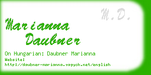 marianna daubner business card